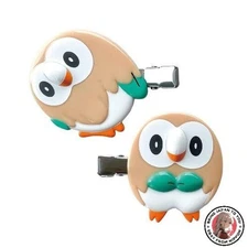 NEW Marimocraft Pokémon Hair Clip Rowlet W5.5 x H5.5cm PKM-674