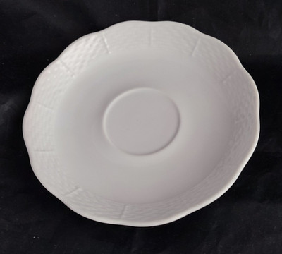 1 Unterteller - Herend Osier weiß - Ø ca. 15 cm - höhe ca. 2,2 cm - 2.Wahl ?