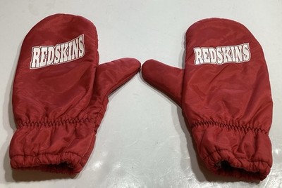 Washington Redskins Thinsulated Winter Mittens Vinyl, Fleece Lined