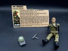 Vintage 1982 GI JOE Complete TANK COMMANDER Code Name STEELER FILE CARD straight