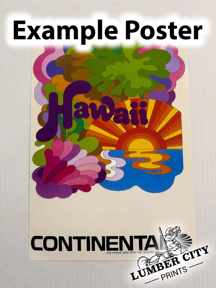 Pôster de viagem Mazatlan México Mexicana Airlines impressão arte parede retrô - Imagem 4 de 4