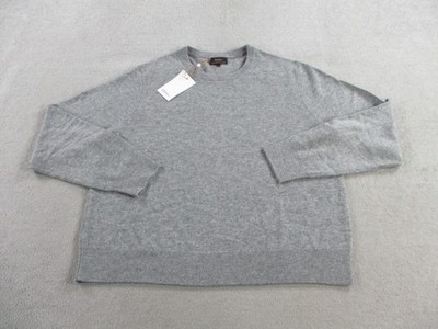 Quince Sweater Womens XL Gray 100% Mongolian Cashmere Crewneck Jumper Soft Boxy