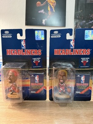 Dennis Rodman 1996 Corinthian Headliners Orange/Yellow & Red Hair Chicago Bulls