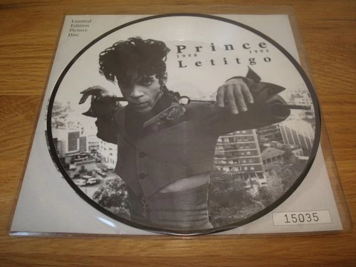 PRINCE LET IT GO 7" VINYL NUMBERED PICTURE DISC 1994