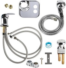 Salon Shampoo Bowl Faucet Vacuum Breaker Kit, Faucets for Shampoo Bowls with Hos