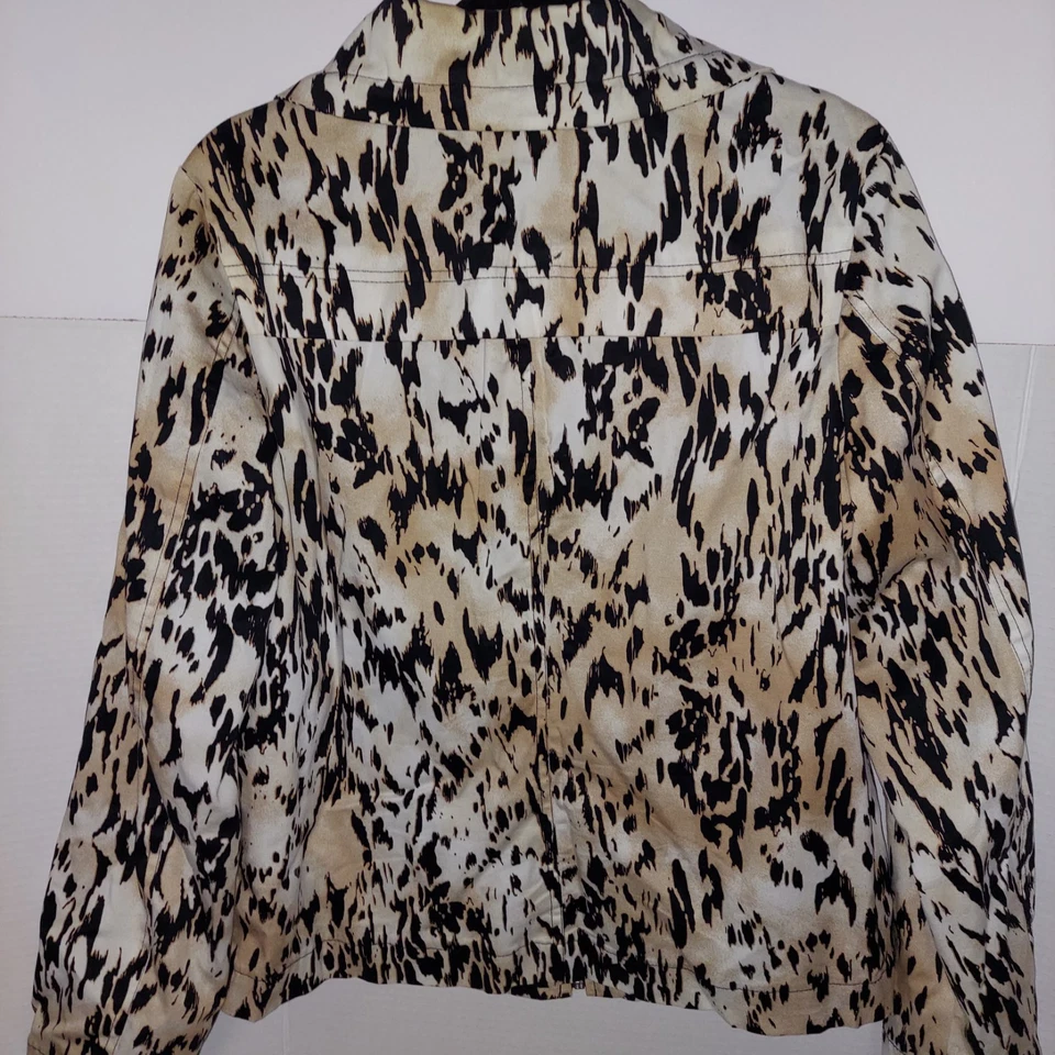 Chaqueta forrada para mujer Studio Works talla grande bolsillos con cremallera lavable a máquina Foto 3 de 4