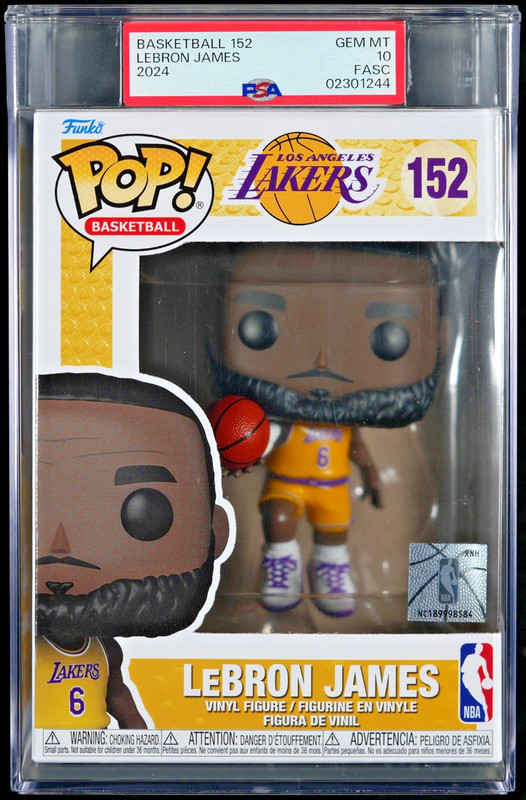 2024 Funko Pop LeBRON JAMES 152 Basketball PSA 10