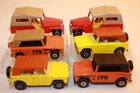 Lot of six (6) Vintage 1969 - 1977 Era Matchbox Lesney Field Car / Jeep CJ6