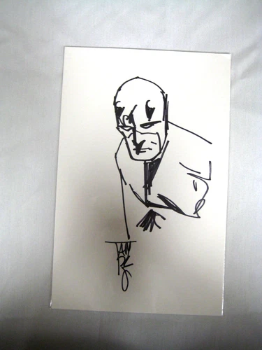 ALEX MALEEV 7X7 AUTOGRAPHED MARVEL SKETCH COA FREE SHIPPING