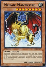 Mosaic Manticore - BP02-EN073 - Rare - 1st Edition - Damaged - Battle Pack 2: Wa