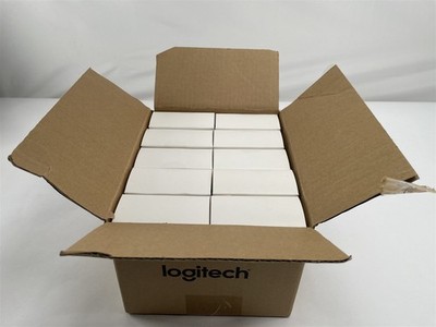 Lot of 10 New Logitech B100 Optical 3 Button USB Wired Black Mouse 910-001439