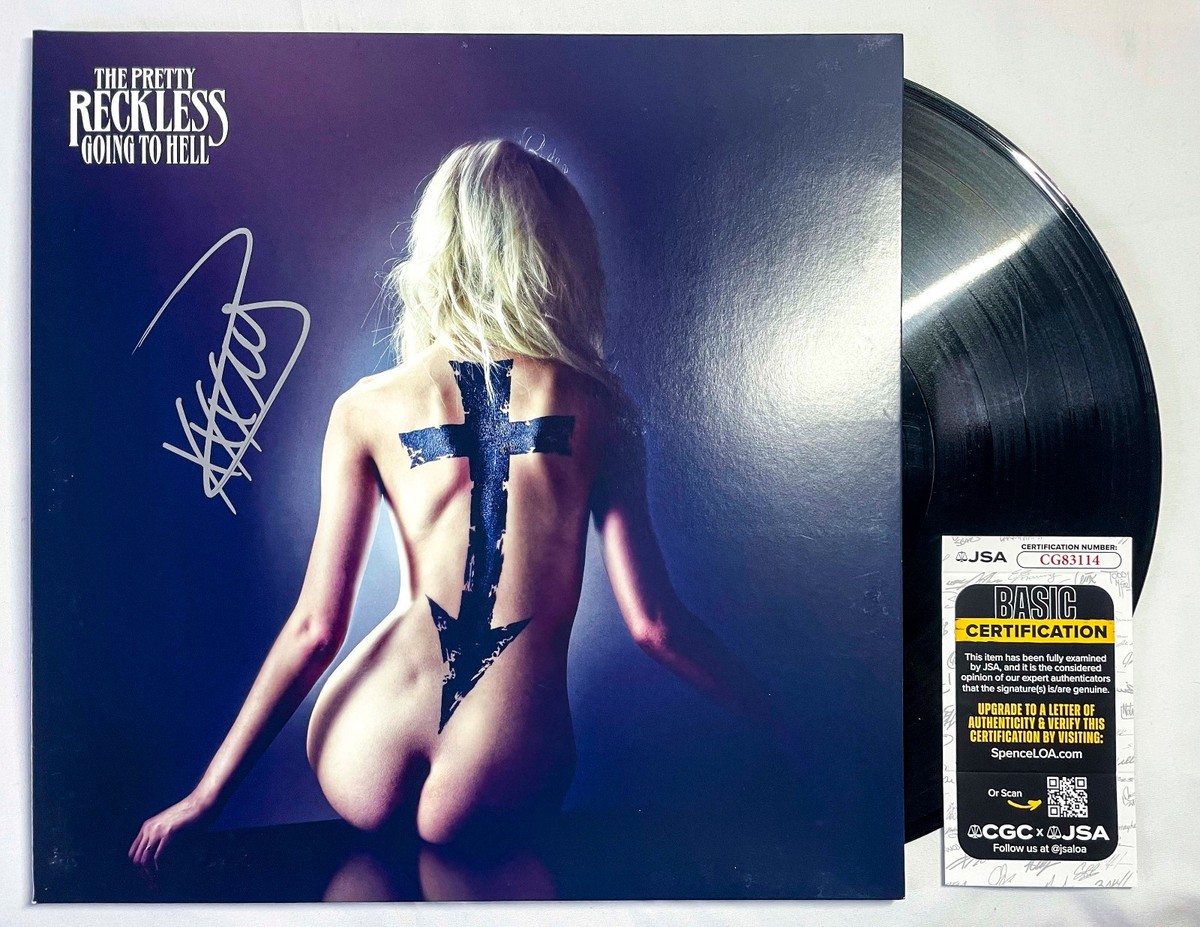 Taylor Momsen Signed PRETTY RECKLESS GOING TO HELL Vinyl Album