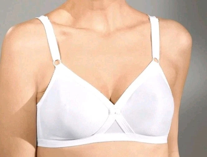 Sassa Damen BH ohne Bügel Unterwäsche weiss Gr. 85 (Cup-D) - Bild 2 von 2