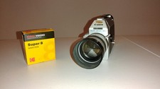 Canon 814 Auto Zoom Electronic Super 8mm Film Camera with Kodak Super 8