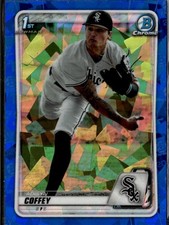 2020 Bowman Draft Sapphire Edition #BD-87 Adisyn Coffey