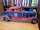 VINTAGE MARX  1930'S  LITHO WIND UP  SPARKLING G-MAN CAR.