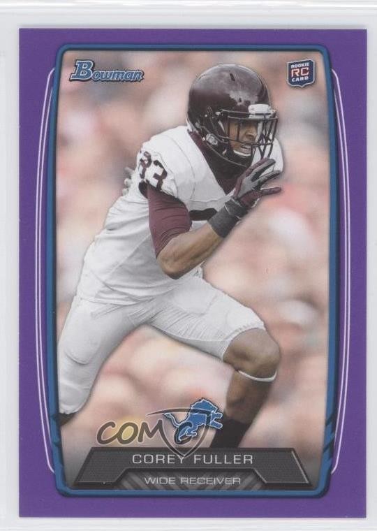 2013 Bowman Purple Corey Fuller #153 Rookie RC 1p7