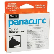 Panacur Canine Dewormer 4 gram 3 Packets Orange x 10 Pack