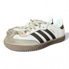 Adidas Samba OG Kids Sneakers White Black Size 7K