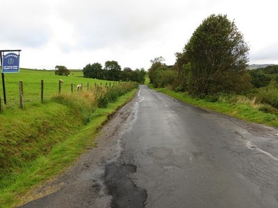 Photo 12x8 Road along Glen Afton near to the entrance to Ashmark Connel Pa c2017