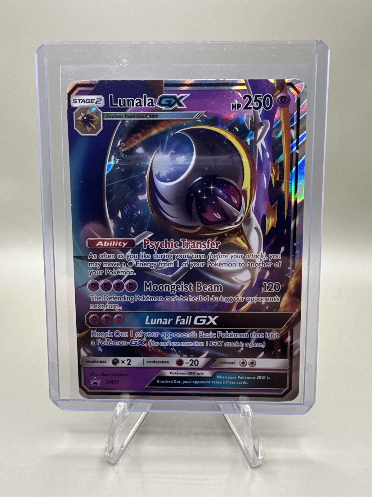 Lunala GX SM17 Sm Holo