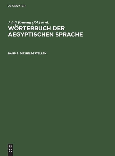 Die Belegstellen (Hardback)
