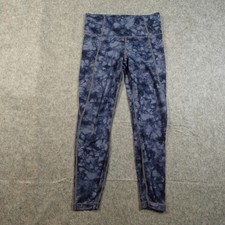 Athleta Leggings Womens Small Tie Dye Salutation 7/8 Tight In Powervita Tie Dye