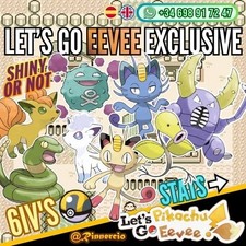 Let´s Go Eevee Exclusive Pokemon "Shiny or not" 6IVs Competitive