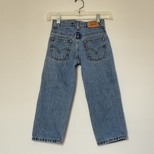 Vintage Levis 550 Jeans Youth Size 5 Reg Blue Denim Relaxed Medium Wash Y2K