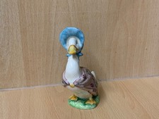 Vintage Beswick BP1a Jemima Puddleduck Beatrix Potter Gold Circle Back Stamp