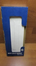 Vintage West Coast Mirror Semi-Truck Mirror 24404-17W White