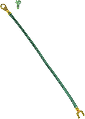 GGP-1282N Stranded Electrical Grounding Pigtail, 8 Inch, 12 AWG, Includes: Captu