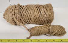 2 Bundles of Jute Twine Craft Rope 2 Sizes