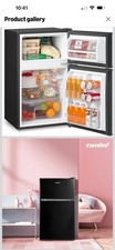 COMFEE' RCT87BL2(E) 87L Under-Counter Double Door Fridge Freezer – Compact Small