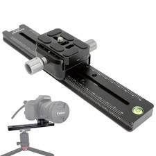 koolehaoda 240mm Professional Rail Nodal Slide Metal Quick Release Clamp,Dual Do