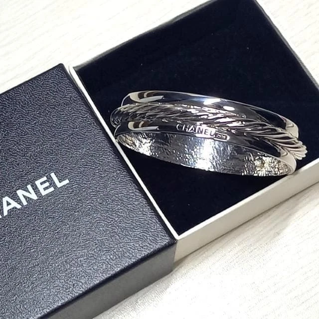CHANEL Bangle Silver Fashion Bracelets for sale | eBay