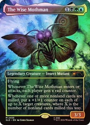 The Wise Mothman Secret Lair Fallout Foil MTG Magic The Gathering