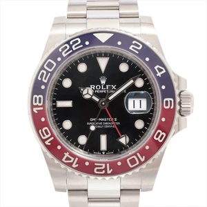 Rolex GMT Master II 126710BLRO SS SS AT black dial oyster bracelet