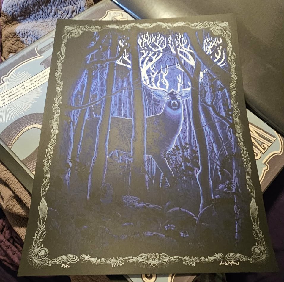 N.C. Winters Just a Peek - Nocturne Paper Variant - S/N Mint