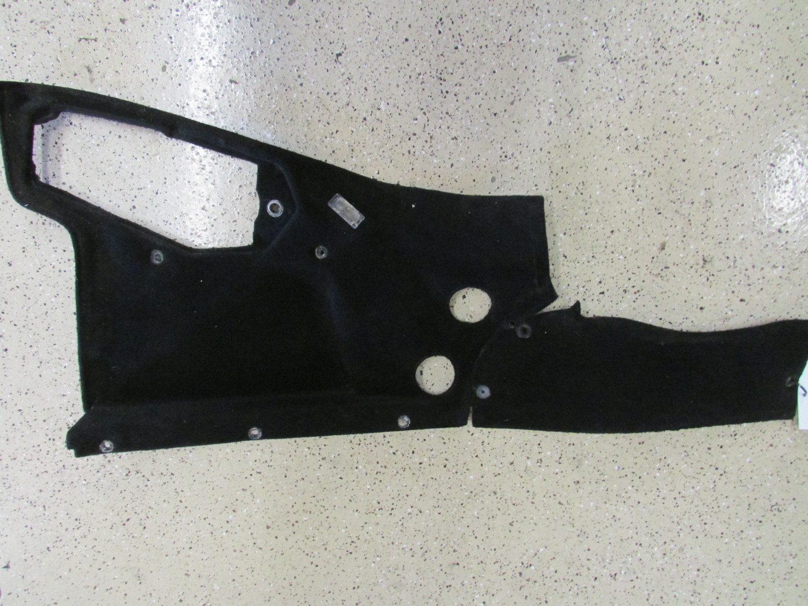 Ferrari F430, Front Trunk Carpet, LH Panel, Non C/D Option, Used, P/N 68511200