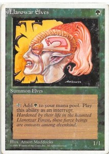 Llanowar Elves Fourth Edition #261