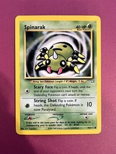 Pokémon TCG Spinarak Neo Genesis 75 Regular Unlimited Common