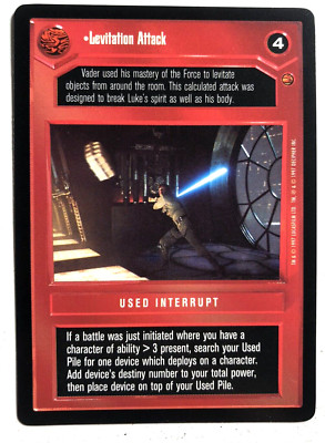 Star Wars CCG Levitation Attack Cloud City DARK SIDE Decipher SWCCG NEAR MINT NM