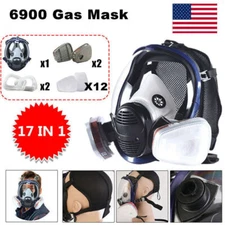 6900 Full Face Respirator 17IN1 Gas Mask Face Shield Grinding Cutting Painting