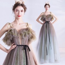 Noble Evening Formal Party Ball Gown Prom Bridesmaid Showing Sequin Dress TS1611