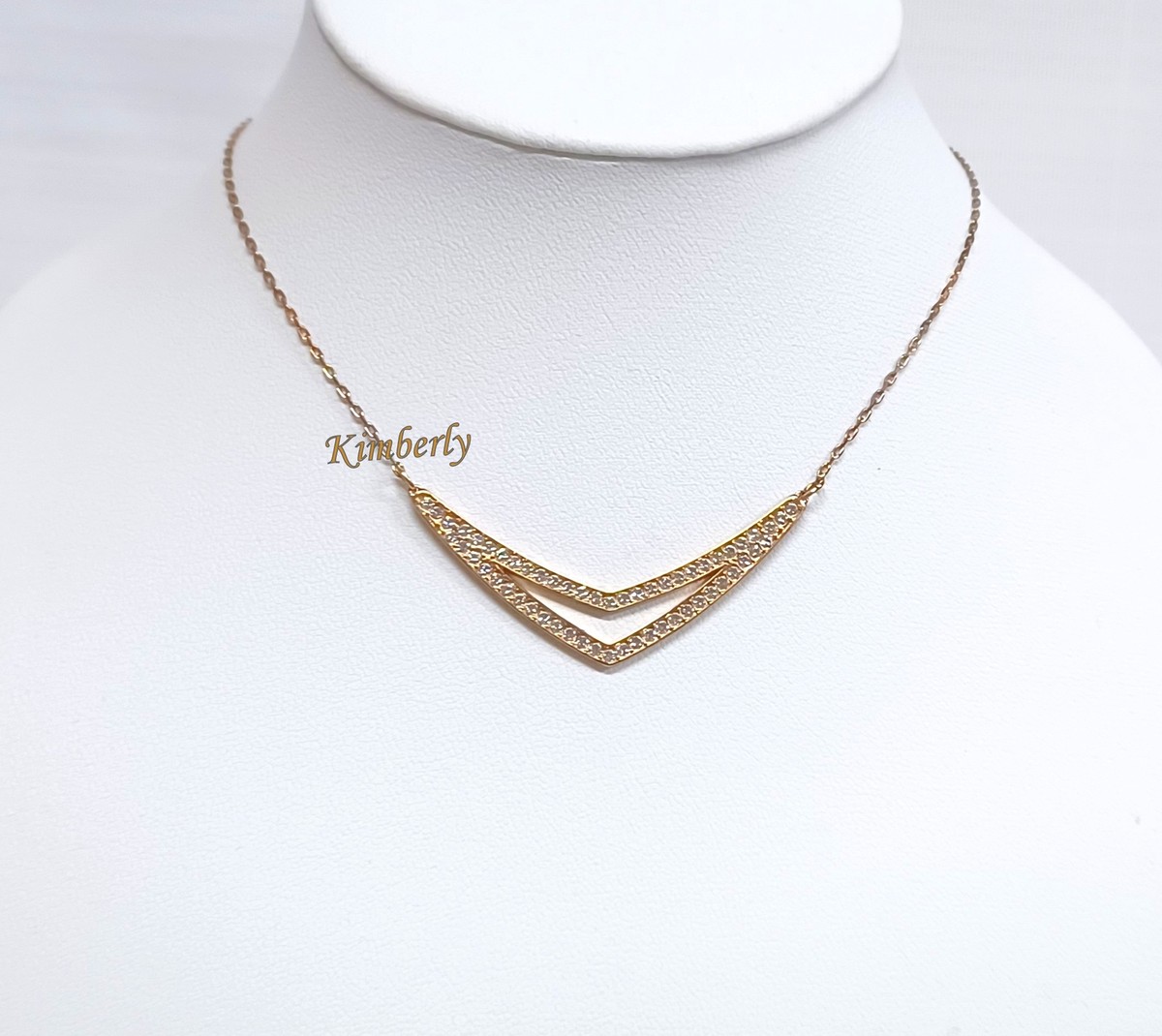 Swarovski Alpha Necklace V-Shape Layer Look Crystal Authentic NEW