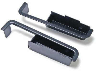 NEW! 1969 Mustang  Door Panel Cups, Metal Interior Handles Pair Deluxe