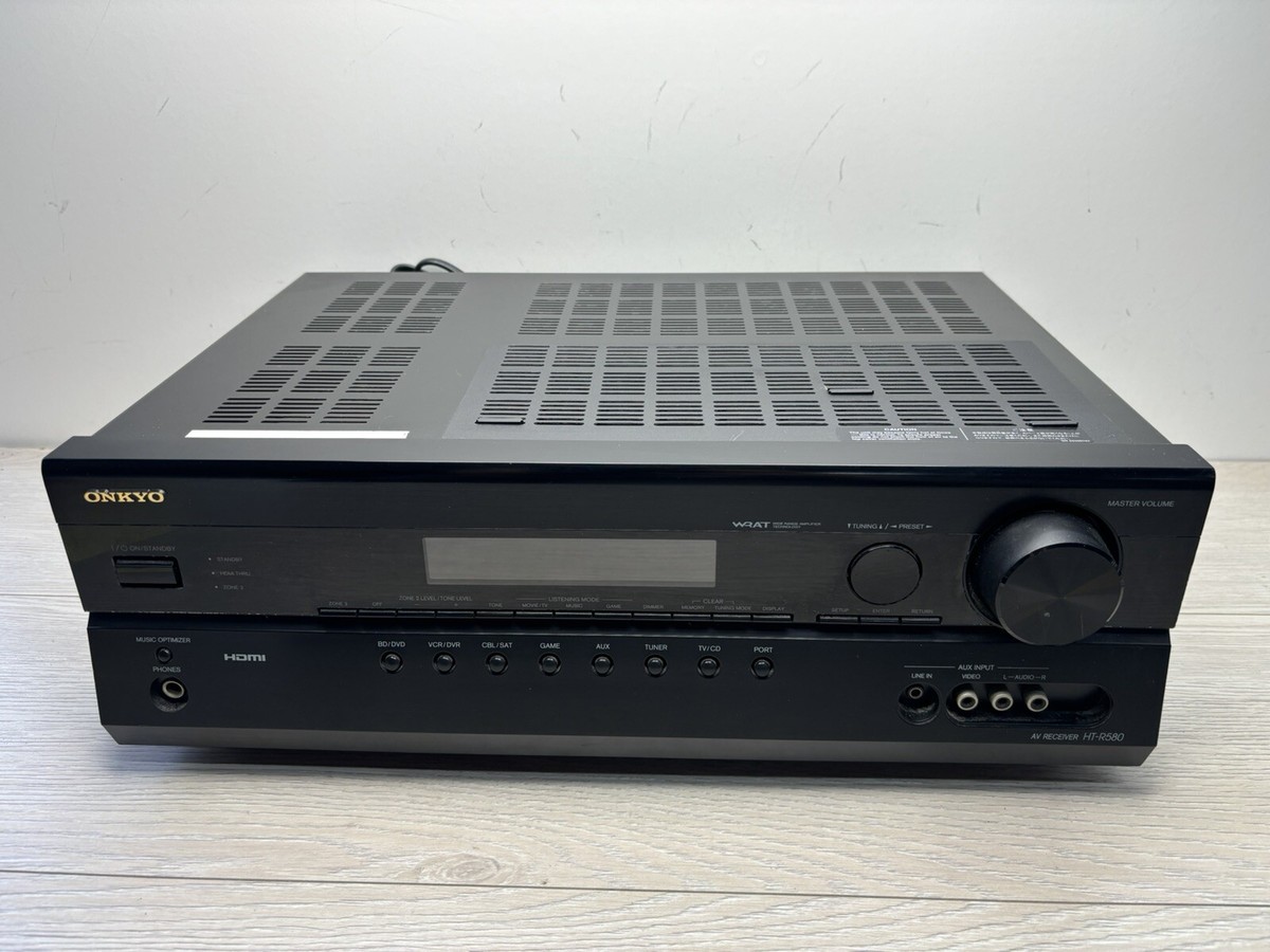 Onkyo 7.1 Channel Surround System AV Receiver HT-R580 For Parts or