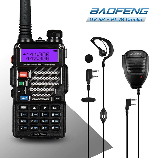 walkie talkie with speaker mic