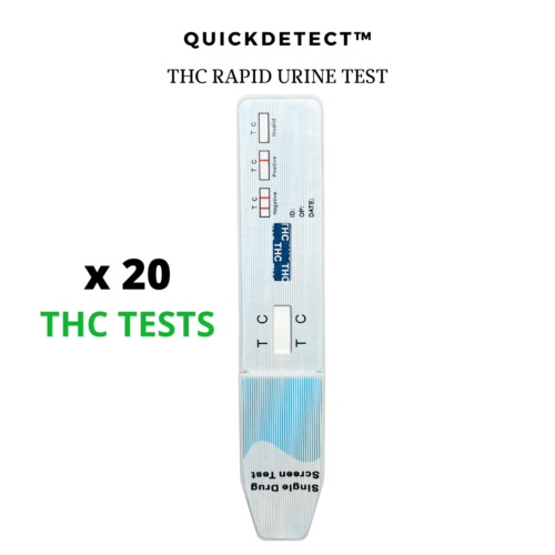 THC Urine Test - Drug Testing Kit for Marijuana Weed THC - 20 individual tests - Picture 1 of 2